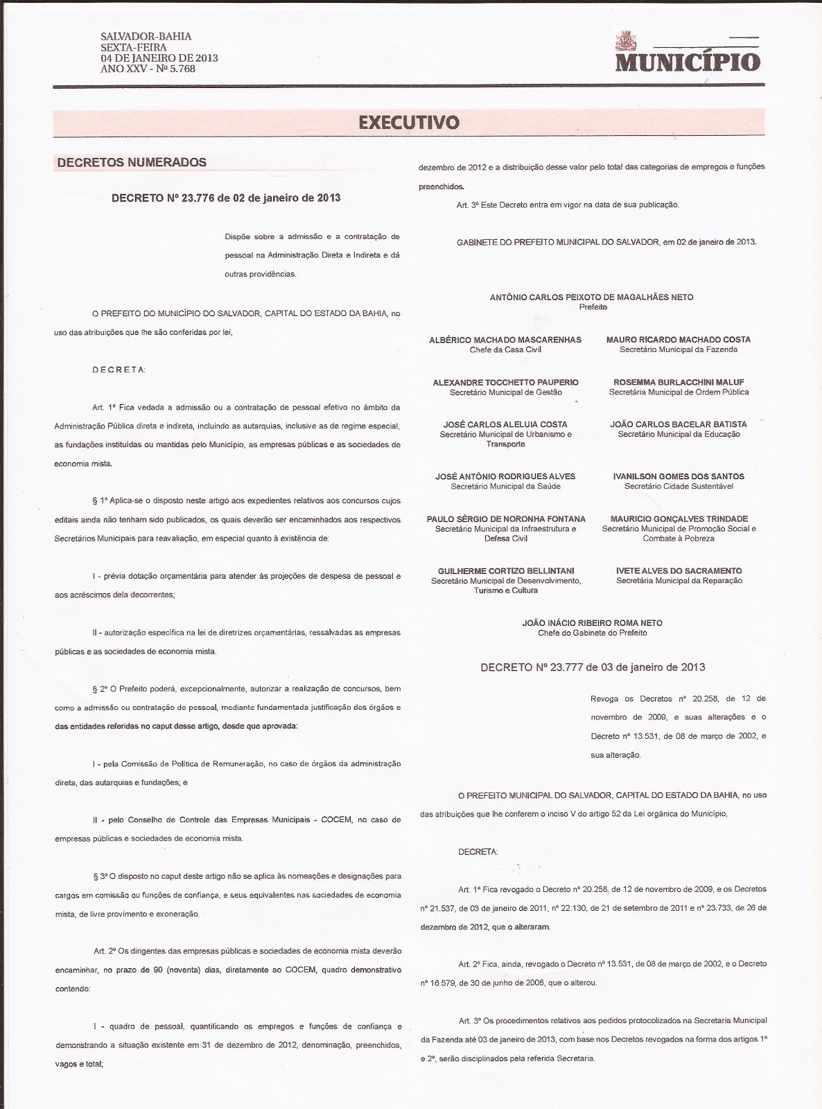 Artigo e inciso