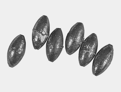 مشكلة الصيد فى الاماكن الصخرية. (الثقل) هنا بعض الحلول Plomb-olive-bombee