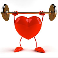 Heart lifting weights