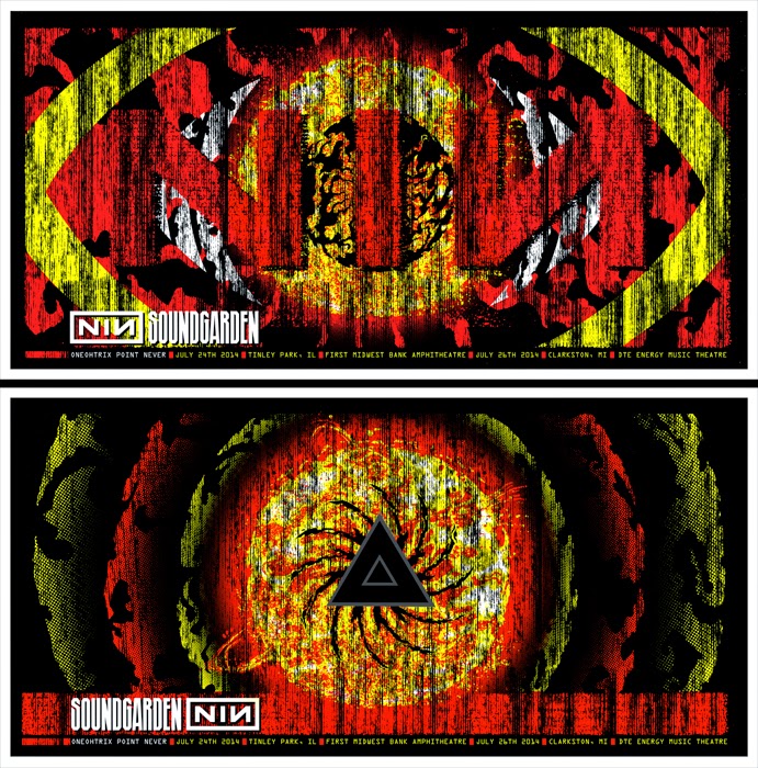 Inside The Rock Poster Frame Blog Brad Klausen Nine Inch Nails Soundgarden Posters On - Nine Inch Nails Picture Frame Inside The Rock Poster Frame Blog Brad Klausen Nine Inch Nails Soundgarden Posters On - Nine Inch Nails Picture Frame