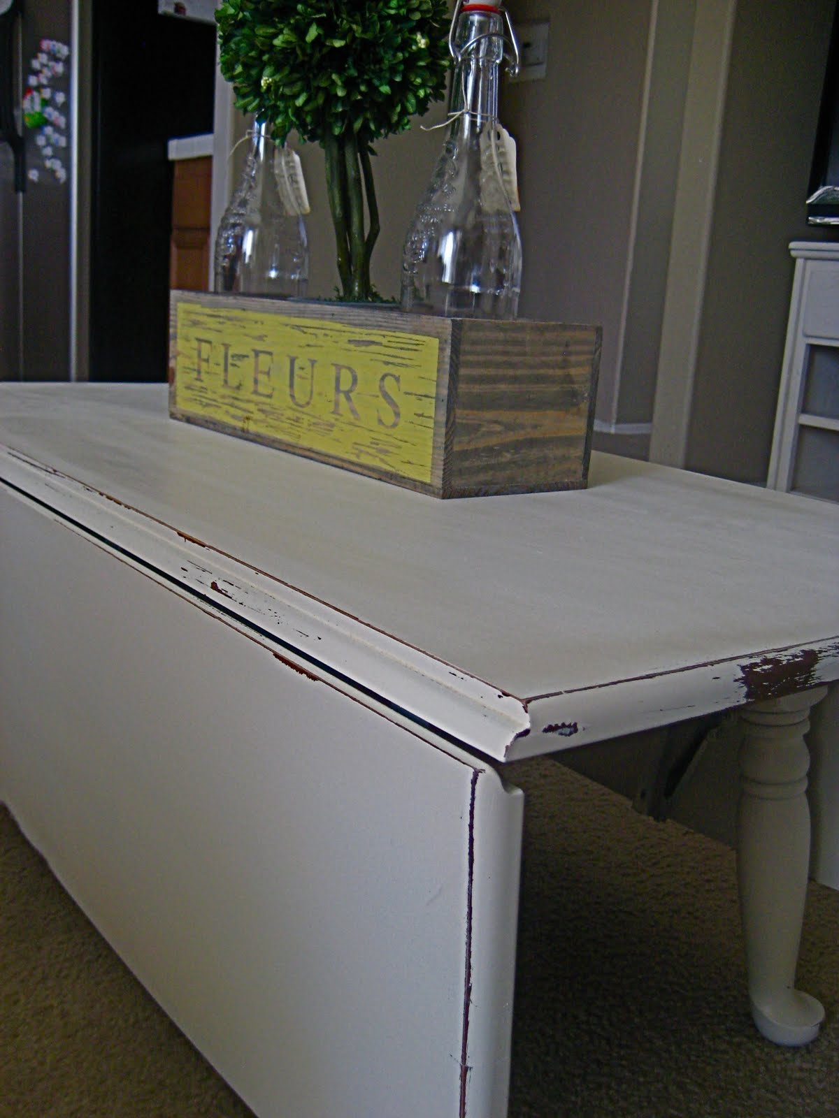 A Cozy Cup of Tea Vintage Drop Leaf Coffee Table