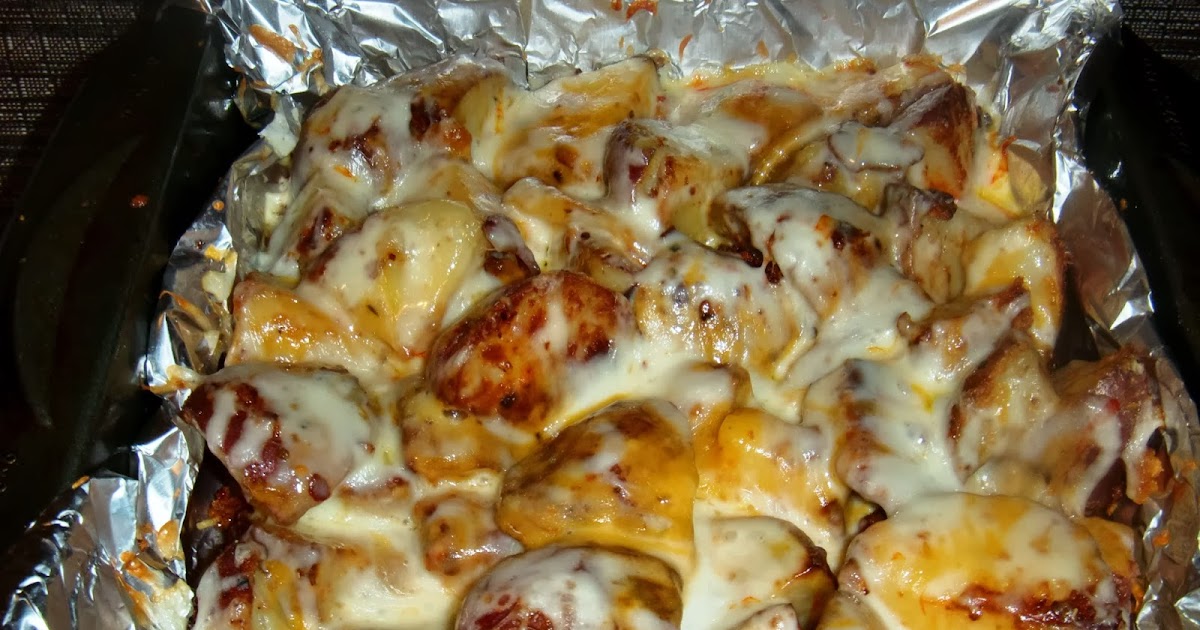 The Hungry Huguenins Three Cheese Roasted Potato Melt