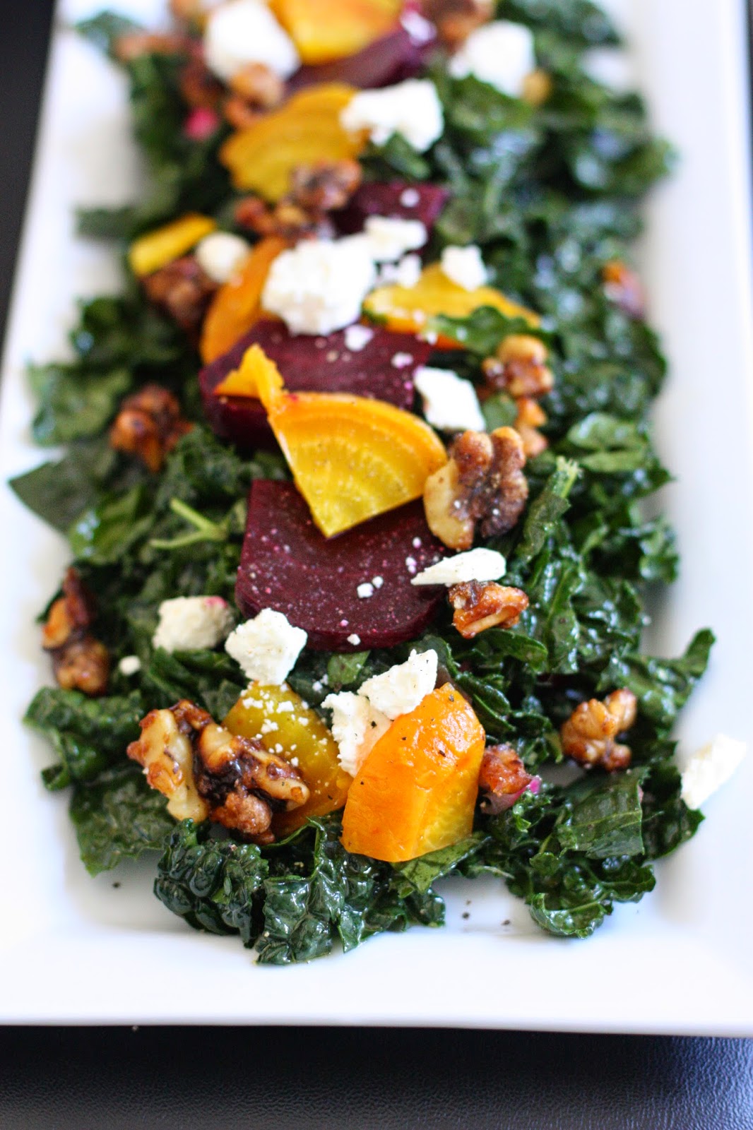 Week of Menus Roasted Beet, Walnut, Feta and Kale Salad The harvest