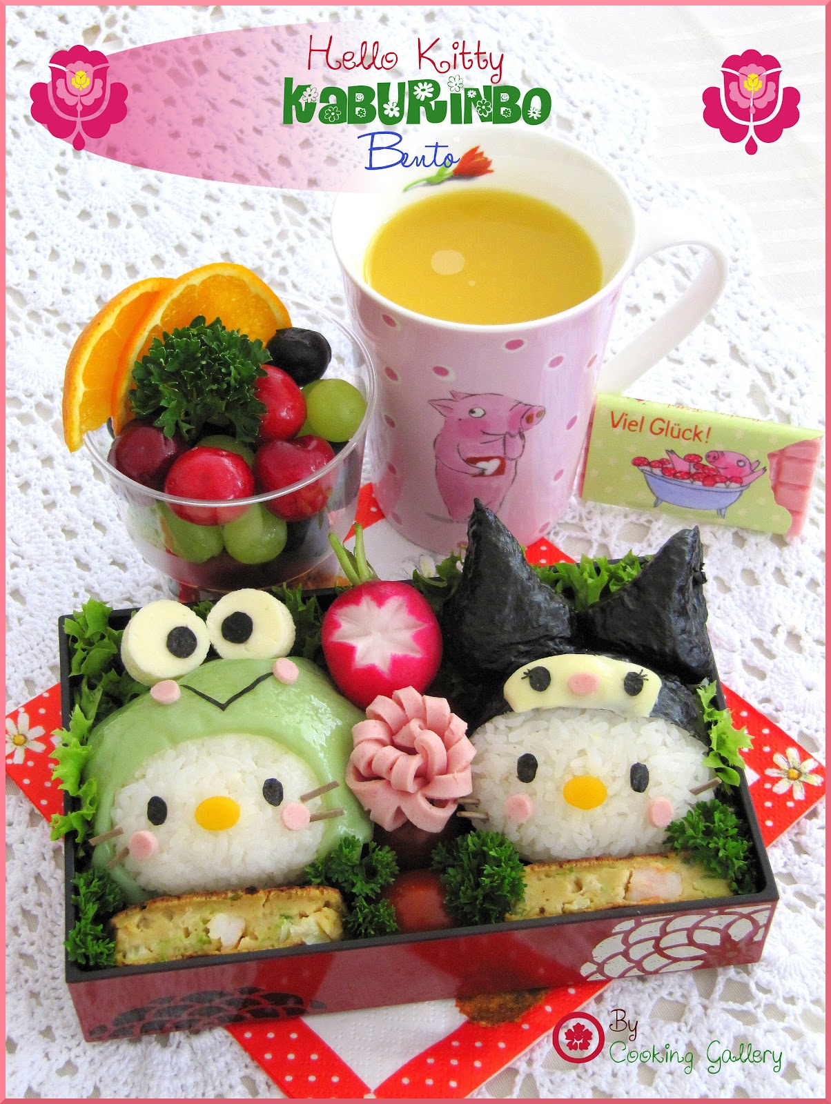 hello kitty :)  Bento box, Japanese bento box, Cute bento