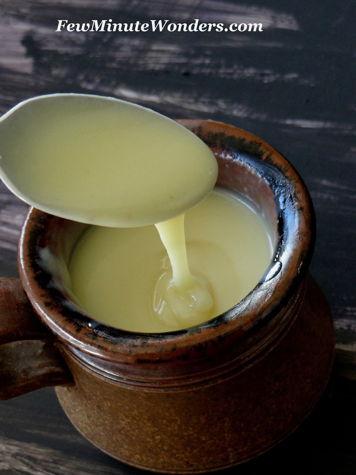 Home Made Condensed Milk In 5 Minutes Few Minute Wonders