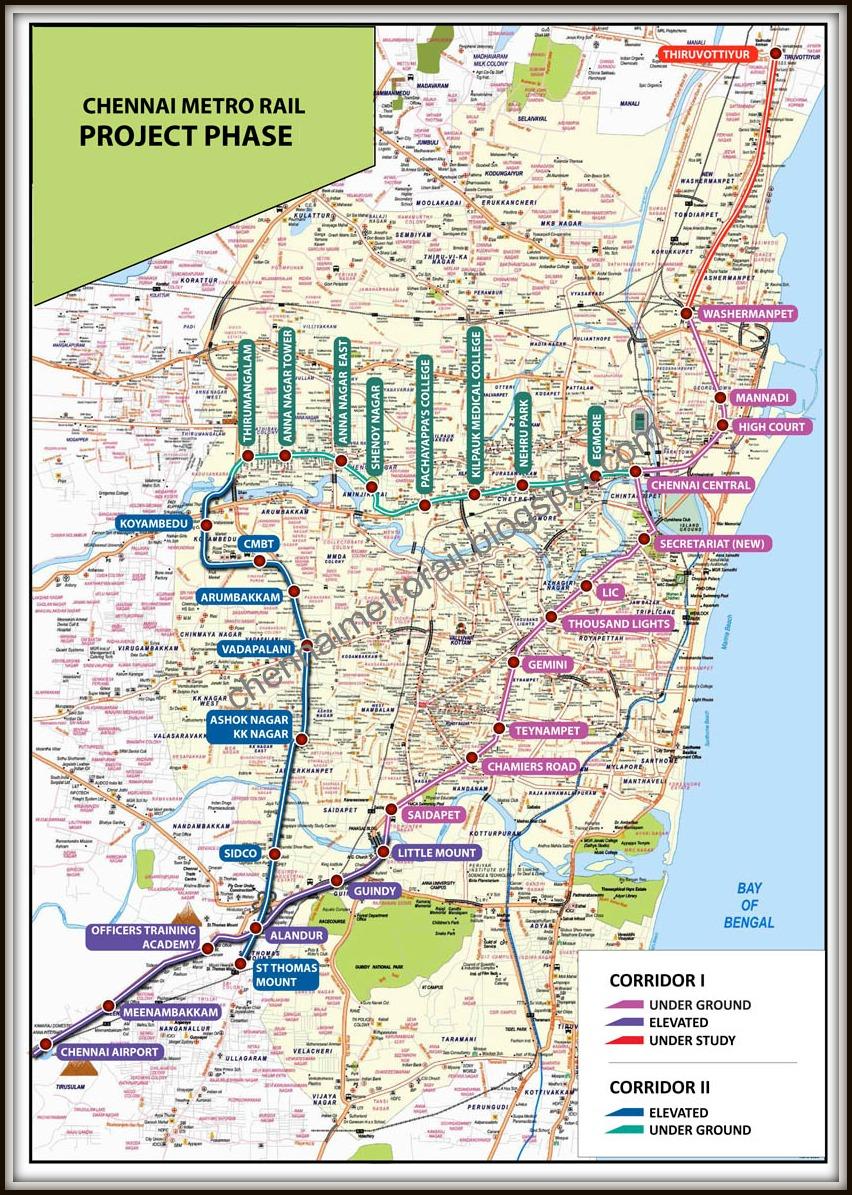 Chennai Metro Fare Chart
