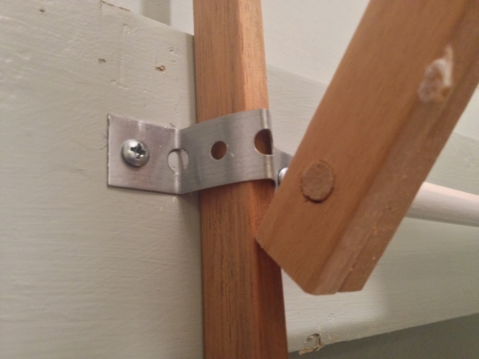 Two It Yourself DIY Laundry Drying Rack (Wall Mount from Floor Standing)