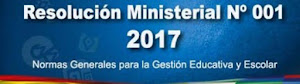 RESOLUCIÓN MINISTERIAL 001/2017