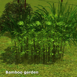 Simming in Magnificent Style: Bamboo garden