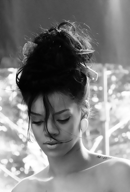 Rihanna up-Stil