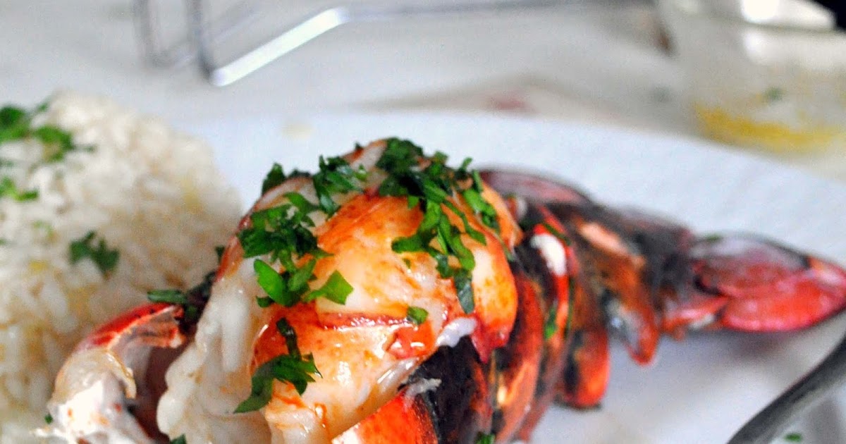 Cooking with Manuela Grilled Lobster Tail with White Wine Risotto