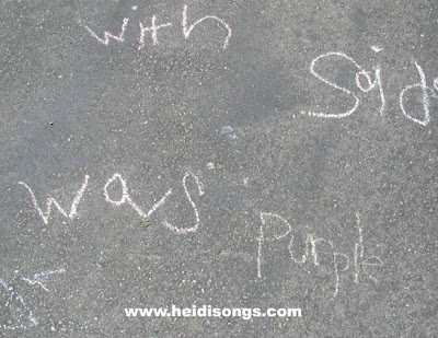 Sight Word Chalk - HeidiSongs