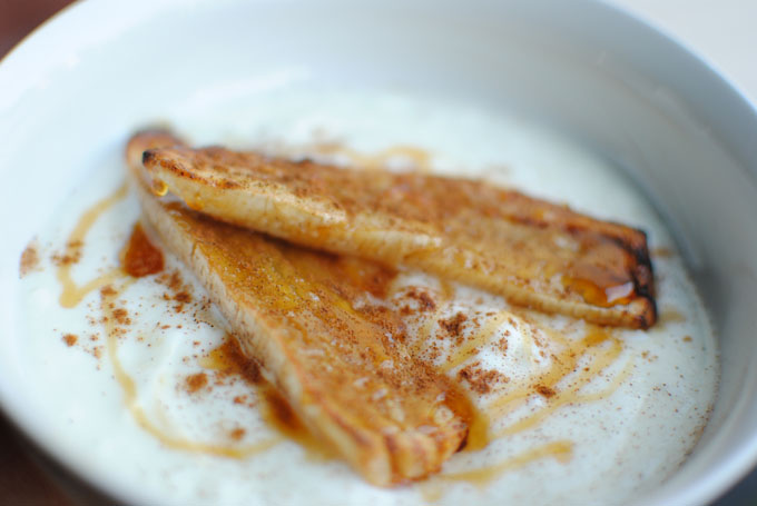 Banana With Yogurt