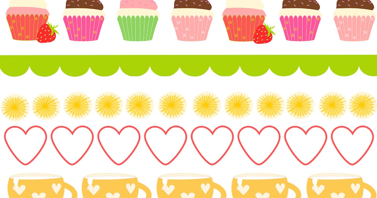 Free digital border scrapbooking paper - ausdruckbares Geschenkpapier - freebie | MeinLilaPark