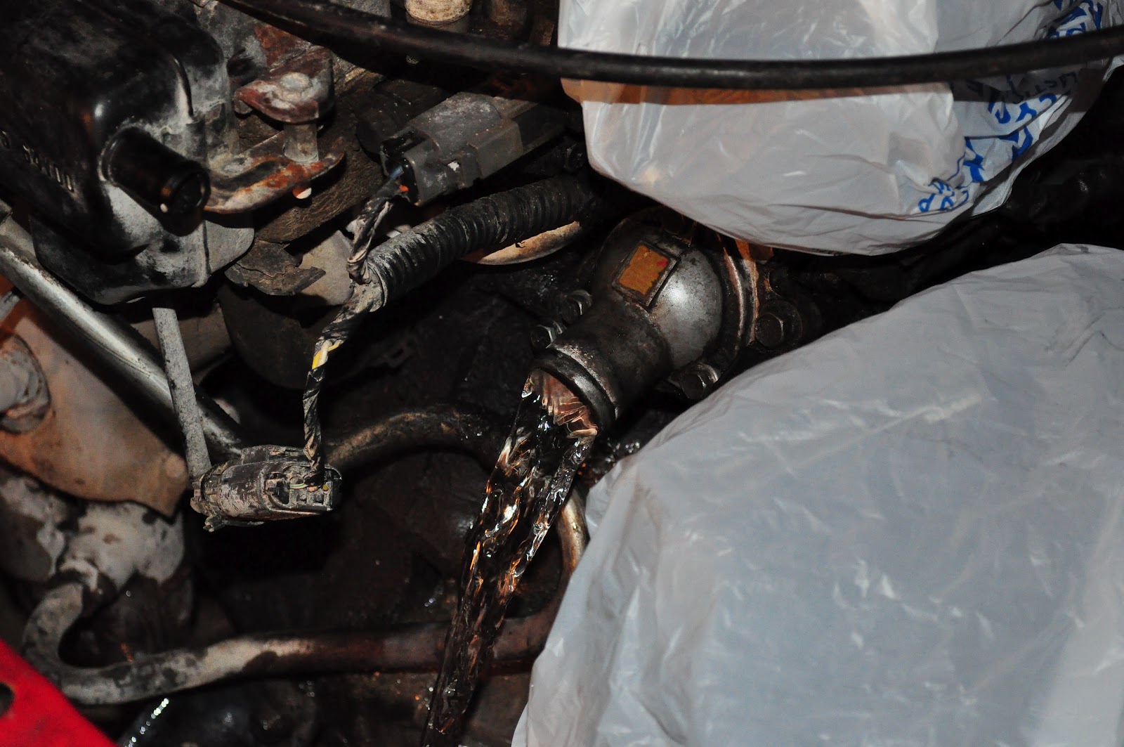 Flushing the Engine Block's Coolant Passages From Parts Car to Race Car