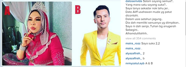 Inilah Respon Slumber Dato Vida Bila Dibandingkan Dengan Datuk Aliff Syukri Inilah Respon Slumber Dato Vida Bila Dibandingkan Dengan Datuk Aliff Syukri