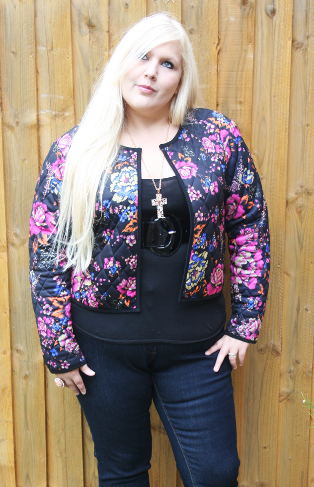 ASOS Curve Quilted Jacket in Floral Print * ASOS Curve, currently £36.00,