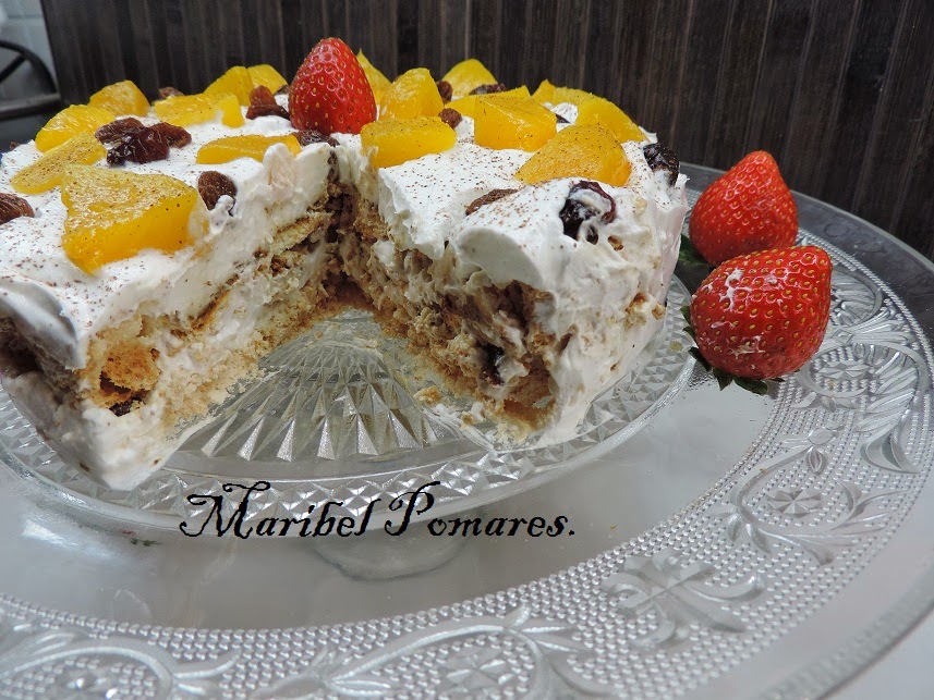Tarta Pavlova.

