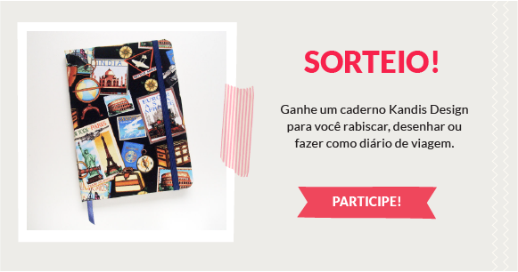 Sorteio de um Caderno Kandis Design!