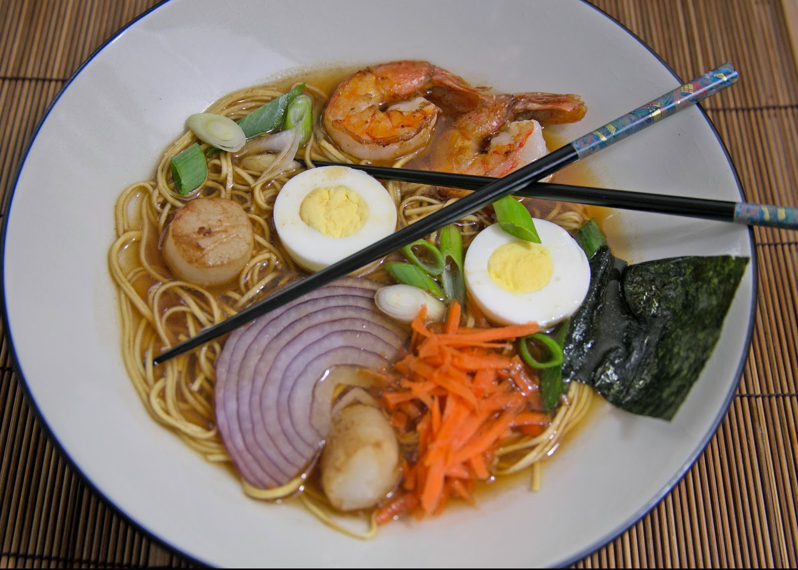 Seafood Ramen Noodle Soup the DIY food blog real recipes for real