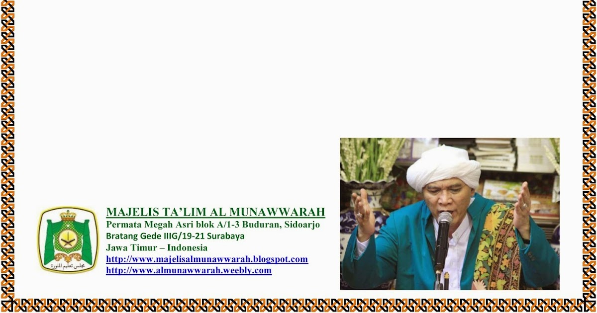 Do'a Ziarah Kubur Majelis Ta'lim Almunawwarah