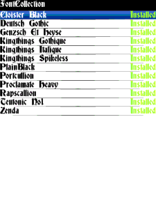 Font Collection v2.8