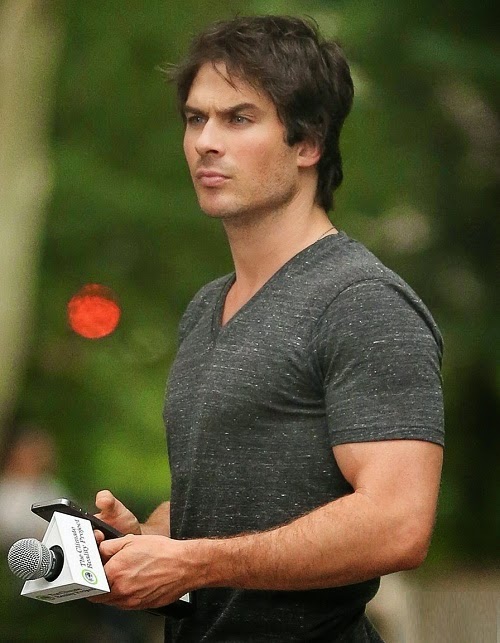 Ian Somerhalder Filming 'The Climate Reality Project' In