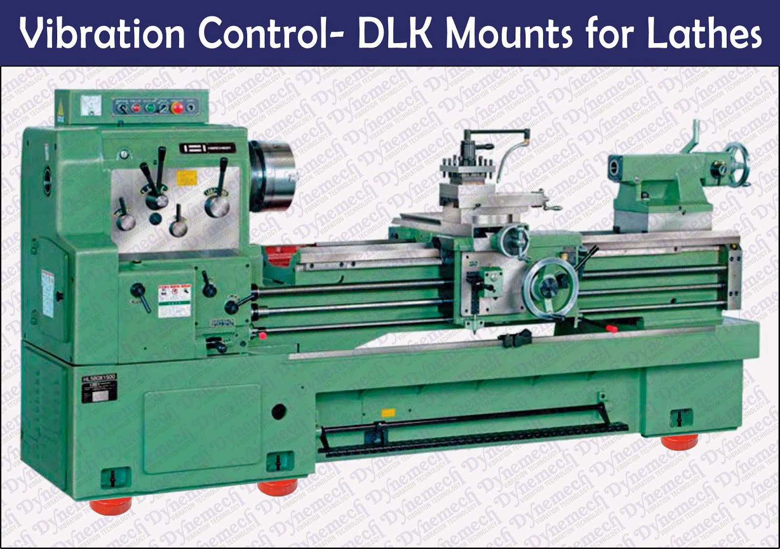 Dynemech Systems Vibration Control Dynemech Lathe Leveling Jacks and Levelling Mounts