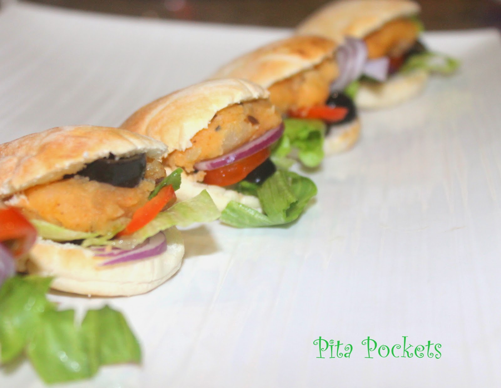 VineelaSiva Mini Pita PocketsKids lunch box dish 1