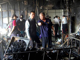 12 maut, hospital terbakar di Taiwan