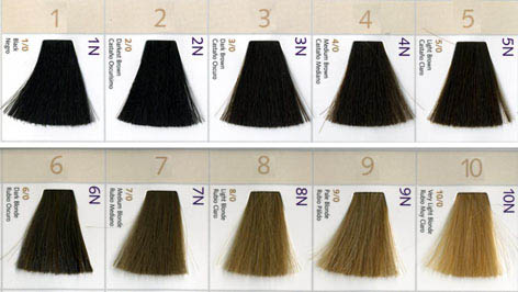 looks by design easy peasy bleaching hair color chart