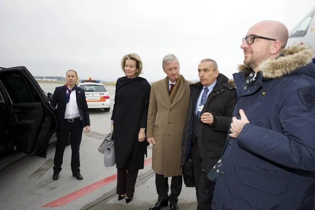 King Philippe and Queen Mathilde - World Economic Forum - Davos - Switzerland