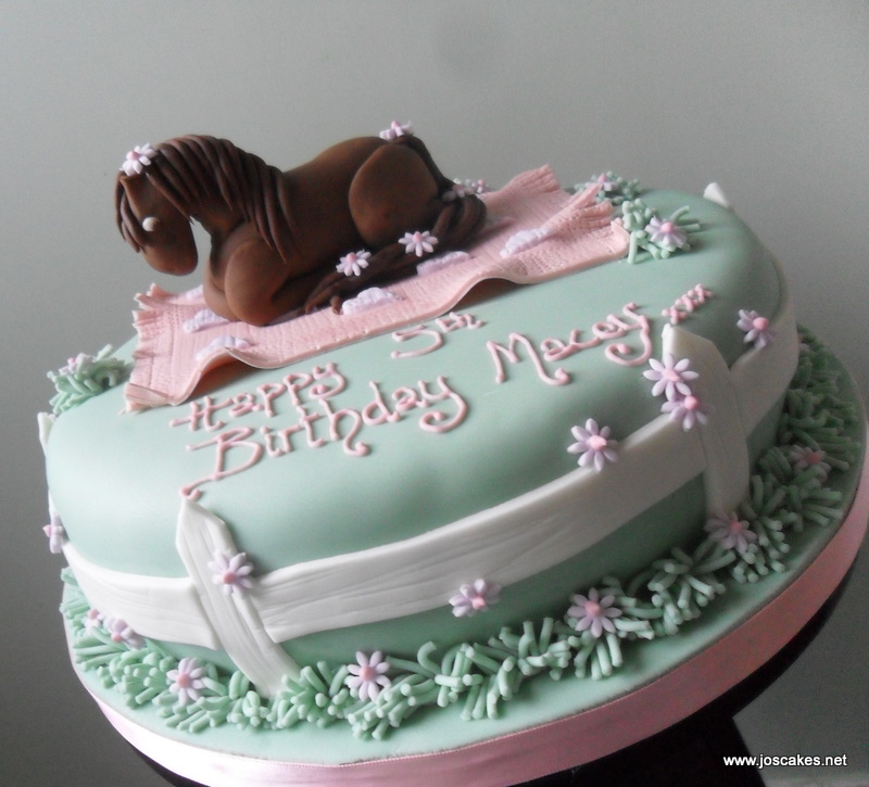 Jo's Cakes Horse/Pony Themed Birthday Cake