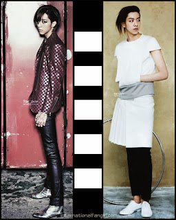 Jung Shin in the May 2012 issues of both Cosmopolitan and Singles magazines.