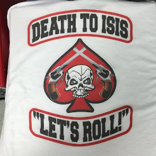 Death to Isis Let's Roll T shirt fuck isis shirt