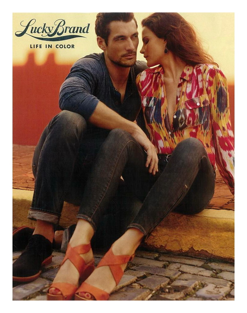 David Gandy Source LUCKY BRAND S/S 2012 Ad Campaign