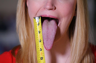 Adrianne Lewis, 18, showing her 4 inch tongue!! Adrianne Lewis, 18, showing her 4 inch tongue!!