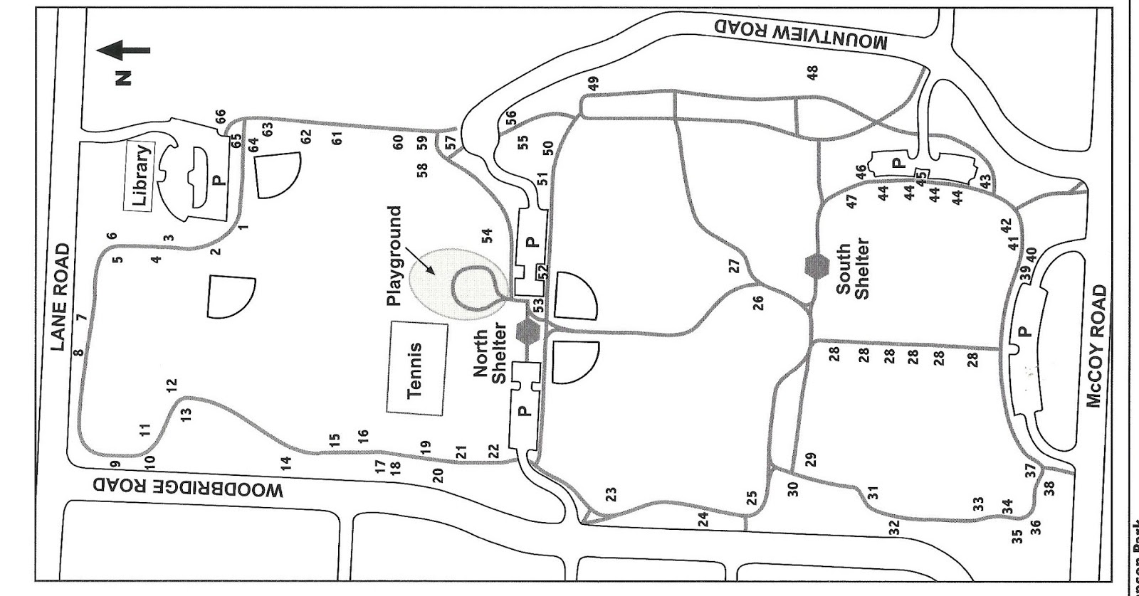 Thompson Park Tree Trek Photo Blog Map Of Thompson Park Tree Trek