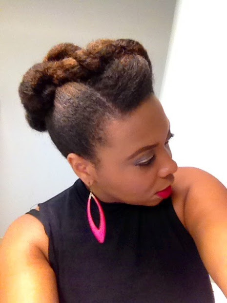 twisted updo tutorial natural