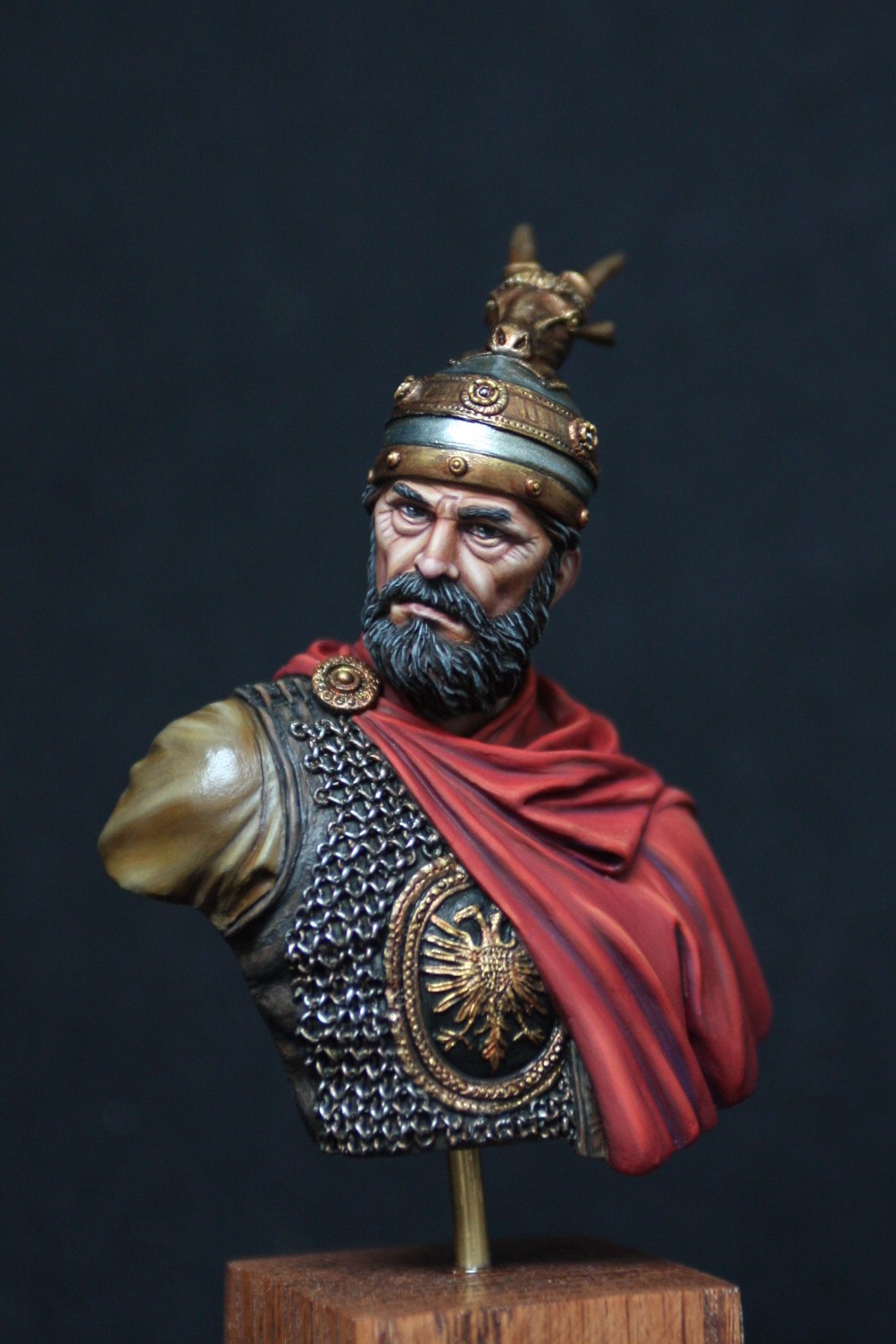 PAINTED FIGURES BY MIKE CRAMER Skanderbeg Hero of Albania 14051468