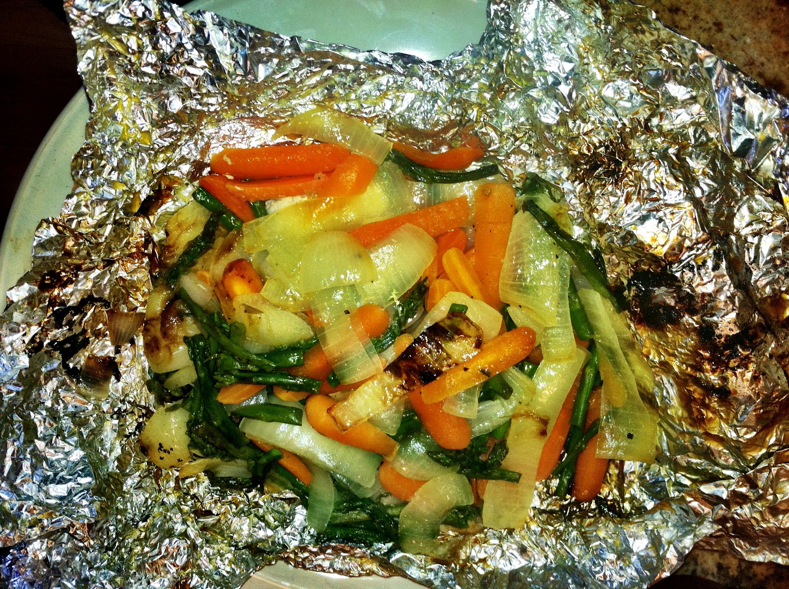 Cookin' in Heels Tinfoil Grilled Tilapia