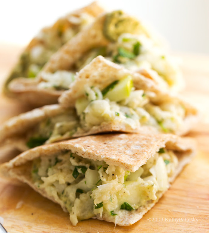 Light & Lovely Recipe JicamaApple Slaw Pitas! SweetDijon Tossed