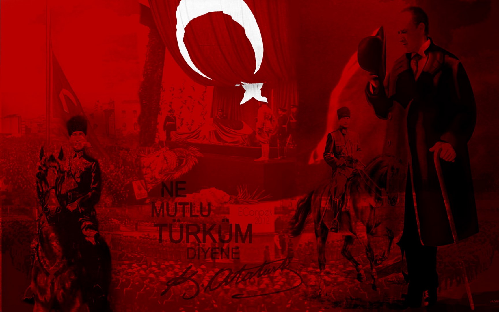 ataturk ve turk bayragi resimleri 19