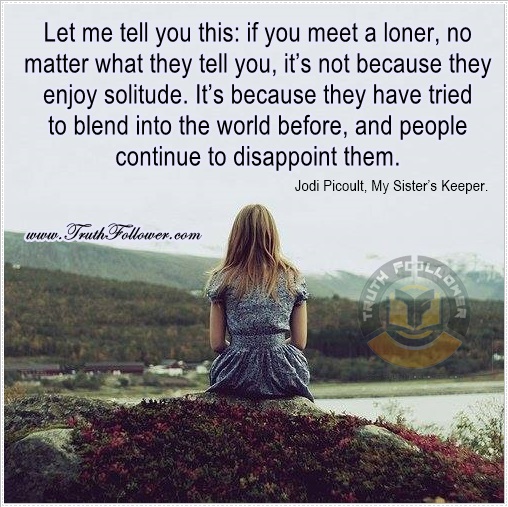 if you meet a loner