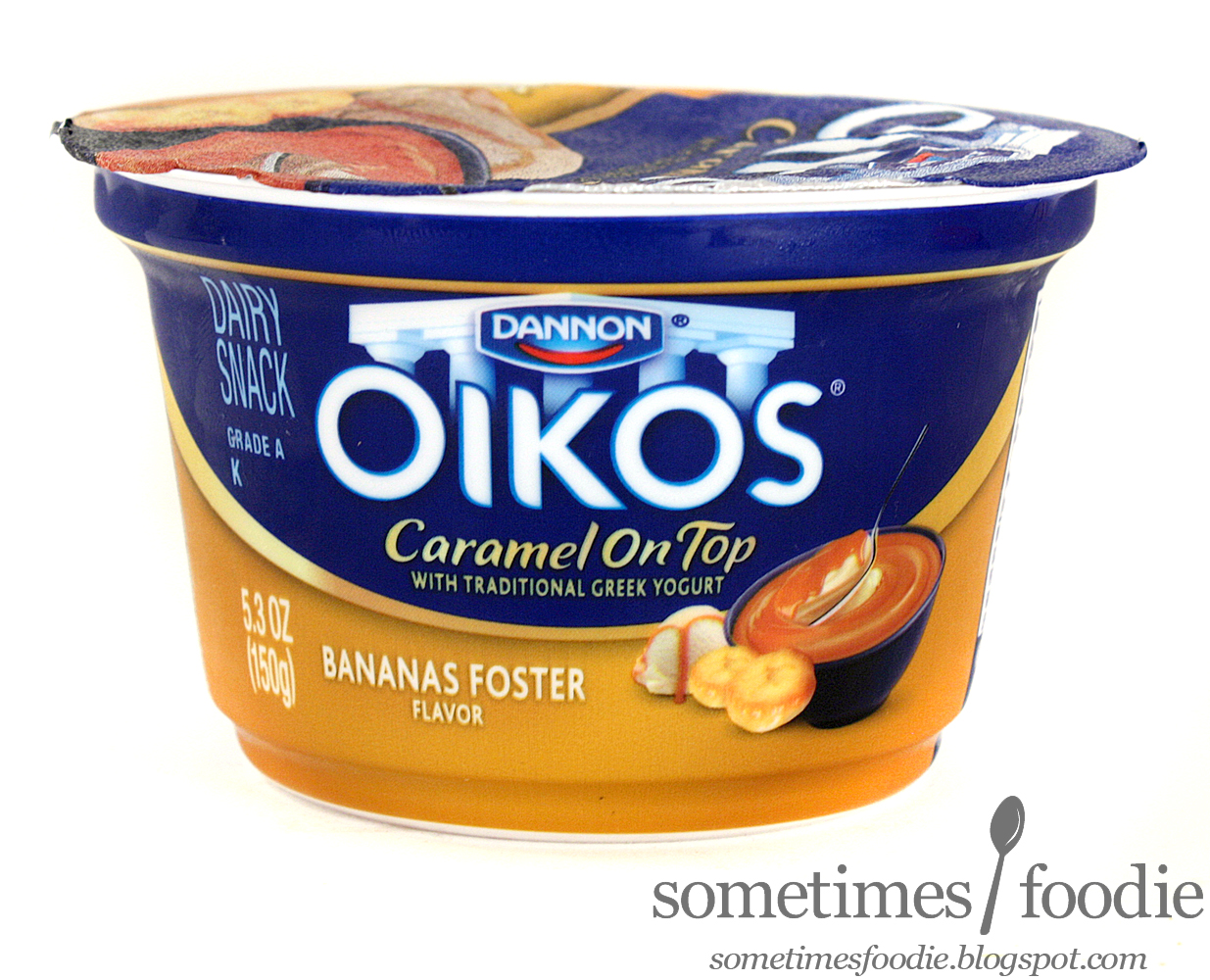 Sometimes Foodie Oikos Bananas Foster Greek Yogurt Wegman's Cherry