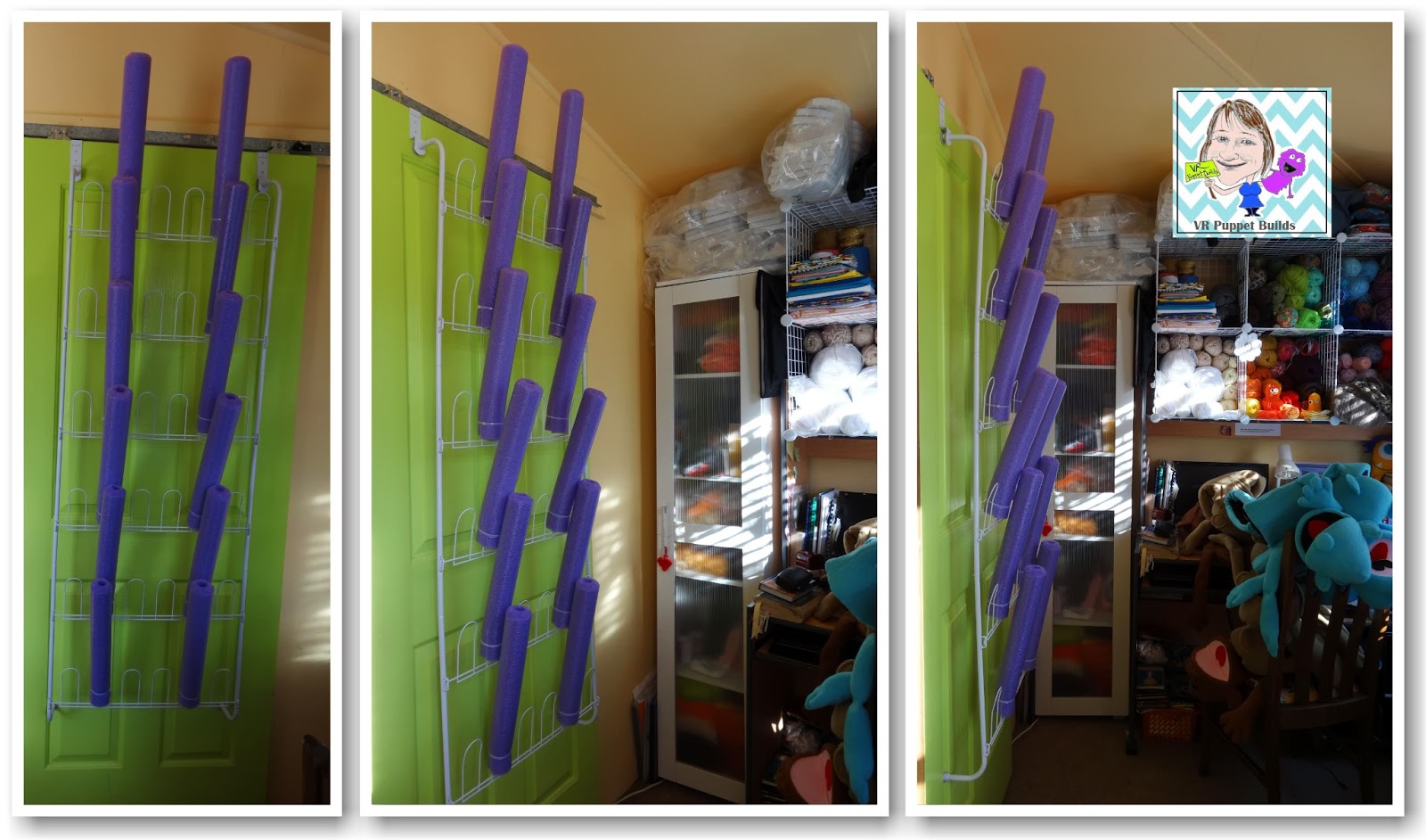 VR Puppet Builds Storage rack idea for your puppets