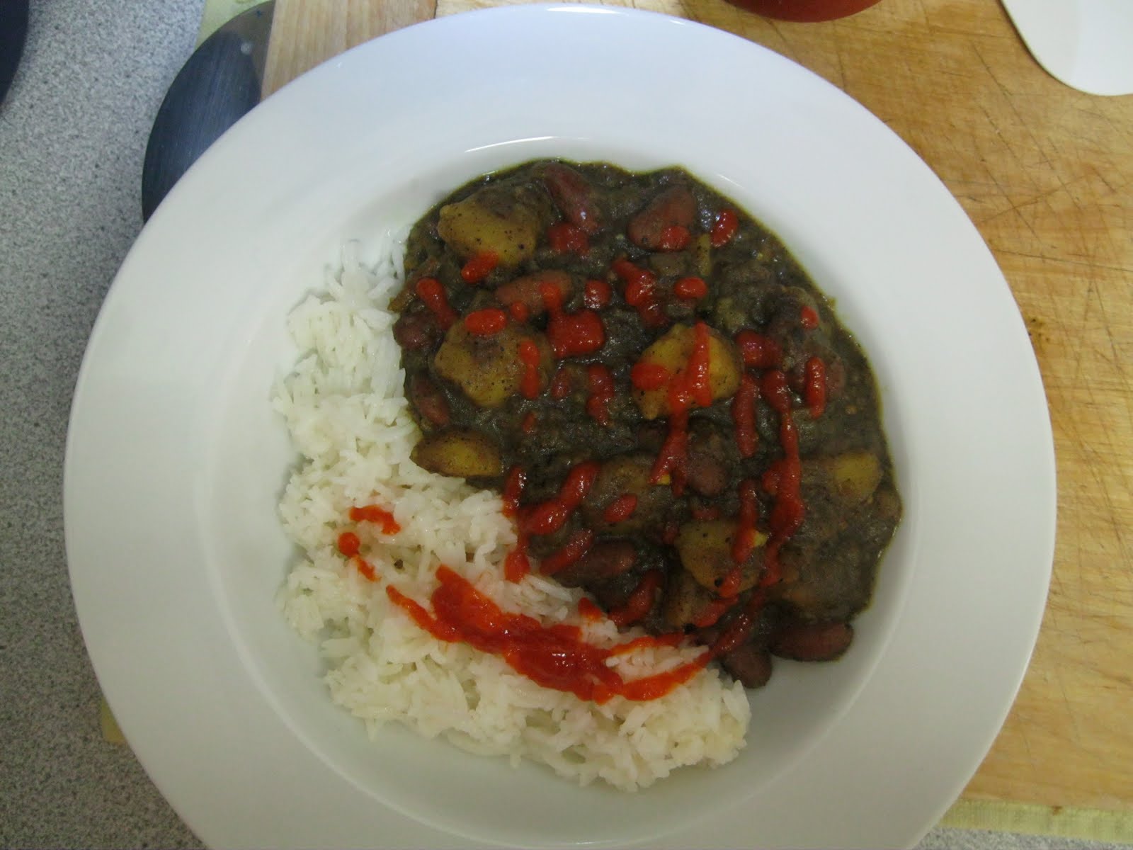 Things We Ate Kidney Bean and Potato Curry