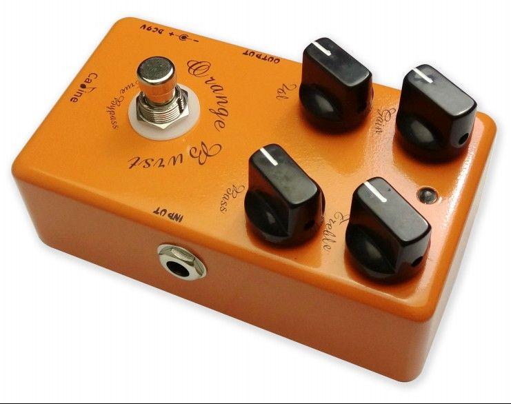 musicasa, instrumentos musicales CALINE CP18 ORANGE OVERDRIVE GUITAR
