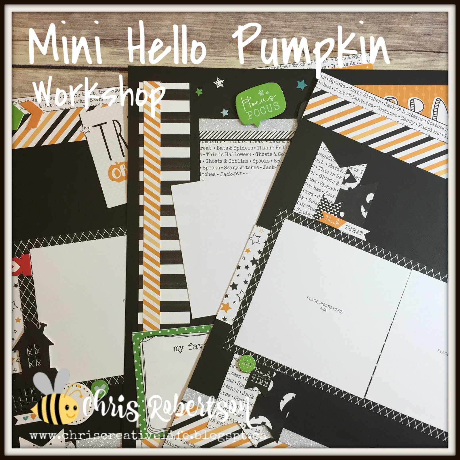 Mini Hello Pumpkin Scrapbooking Workshop