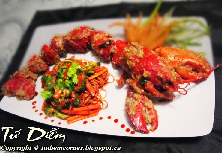 Tôm Hùm Xào Hành Gừng TuDiem's Corner